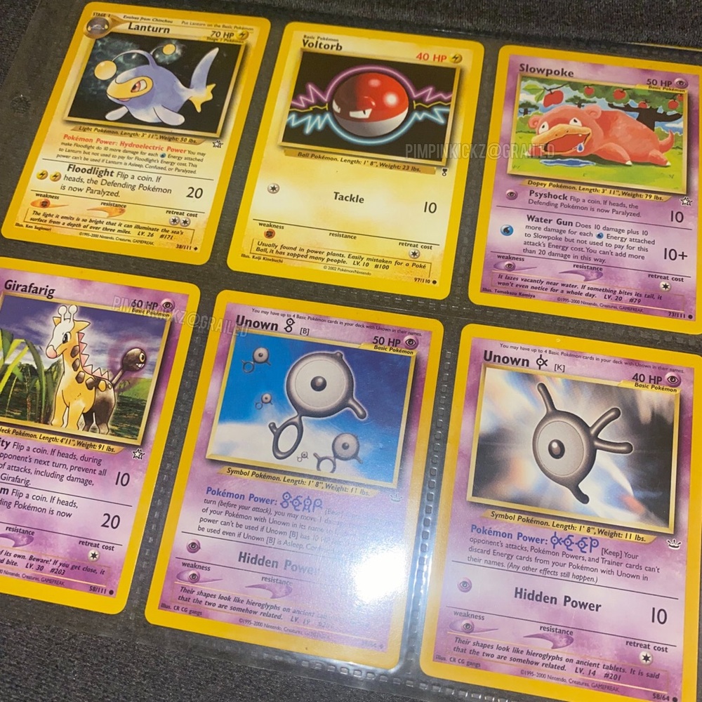 Pokémon card lot (6)